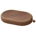 thumbnail image 2 of Bunblic Cat Scratcher Bed with Interactive Toy Ball 2 in 1 Scratch Pad Bowl Oval Sofa Furniture Protection Kitten Scratcher Board Pad 66cmx40cmx8cm, 2 of 8