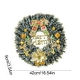thumbnail image 3 of YIMWNYI Christmas Wreath, Holiday Decoration, Artificial Floral Wreath, Indoor Outdoor Decor, Pinecone and Golden Ball Wreath, Door and Wall Hanging, 3 of 6