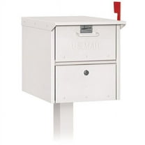 Salsbury Industries 4325WHT Roadside Mailbox - White