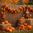 thumbnail image 6 of Cevemin Artificial Rattan With Faux Maple Leaves Fall Outdoor Decor - Multicolor Plastic Maple Leaf Vine for Halloween Thanksgiving Home Party Wall Hanging Decorations, 6 of 6