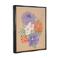 thumbnail image 4 of Stupell Industries Purple & Orange Flowers Botanical & Floral Painting Black Floater Framed Art Print Wall Art, 25 x 31, 4 of 10