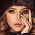 thumbnail image 6 of Zcyifa 19pcs Fake Nose Rings No Piercing Nose Cuff Fashion Nose Jewelry for Women, 6 of 10