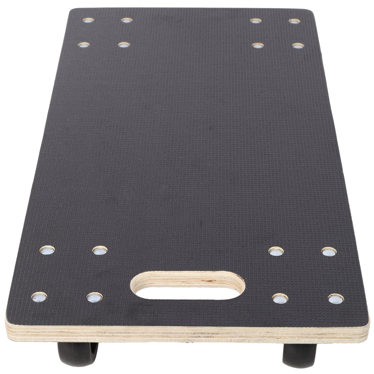 LuckyNote 22.5"x11.4" Furniture Moving Wooden Dolly Set of 2, Heavy Duty Rolling Mover with 2 Brake Wheels, Supports 1320 lbs – Black
