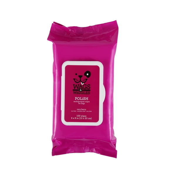 Wags & Wiggles Polish Multipurpose Dog Wipes 100ct