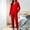 Red, variant on GTEYOIJN Ladies' Pajama Set Pj Set Cute Pajama Sets for Women Long Sleeve Sleepwear Button Loungewear Soft 2 Piece Set with Pockets Long Pants