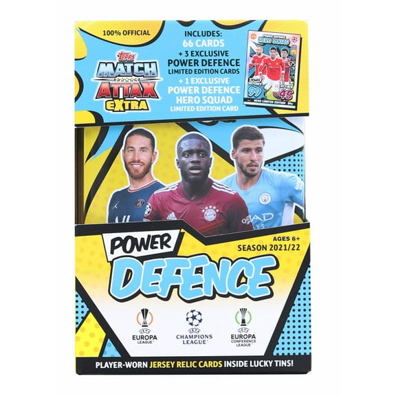 2021/2022 Topps UEFA Champions League Match Attax Extra Mega Tin | Power Defence