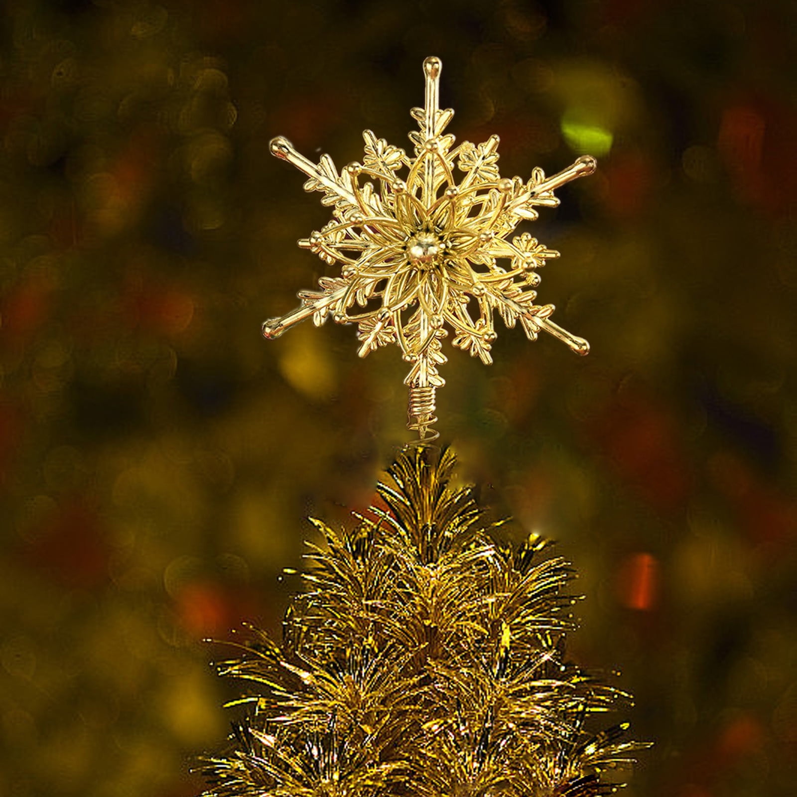 Christmas Tree Star Mini Silver Star Christmas Tree Topper Small Star For Christmas Tree Metal Glitter Xmas Tree Topper