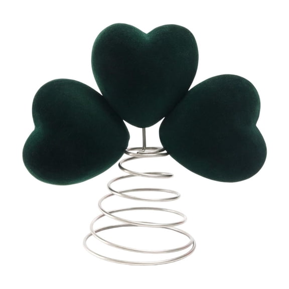 geerera St. Patrick's Day Tree Topper, Trefoil Shamrock Christmas Tree Decoration, Holiday Party Ornament for Home, Seasonal Tree Topper, Festive Decor