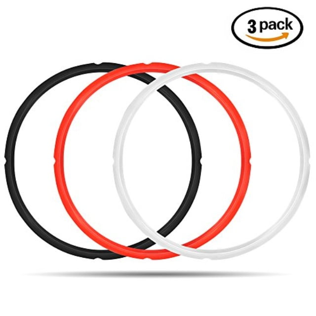 Mocoosy 3PCS Silicone Sealing Ring 8 Qt for Instant Pot Sealing ring 8  Quart, InstaPot Gasket 8qt, Replacement Rubber Seals, Food-Grade Silicone  Insta Pot Accessories for Instant Pot IP-DUO80 IP-LUX 8 