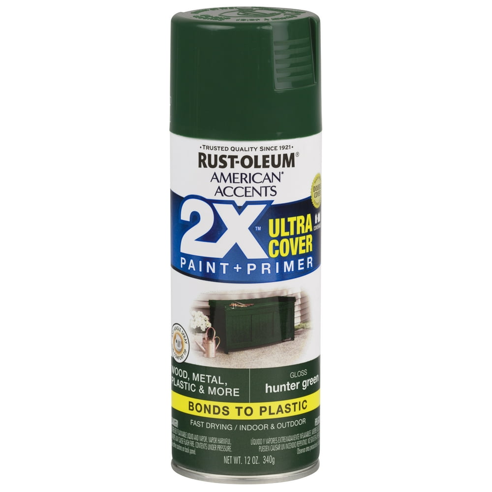 Hunter Green, RustOleum American Accents 2X Ultra Cover Gloss Spray