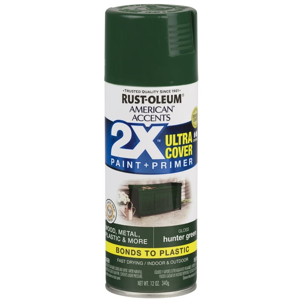 Hunter Green, RustOleum American Accents 2X Ultra Cover Gloss Spray