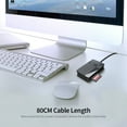 thumbnail image 3 of kawau Kawau 80cm USB 3.0 Multi-Card Reader - Supports TF/SD/MS/CF Cards, High-Speed Data Transfer, Compatible with Windows, Mac OS, Linux - Compact Design with RTS5309 Chip for Enhanced Performance, 3 of 6