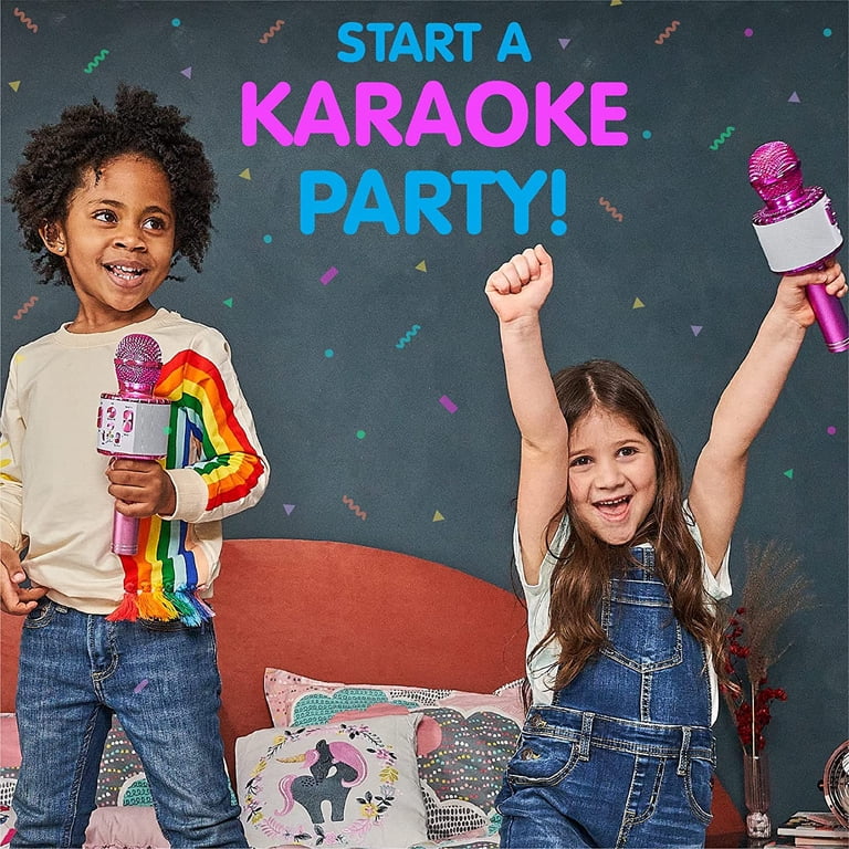 Move2Play, Kids Karaoke Microphone | Includes Stickers