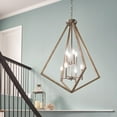 thumbnail image 2 of Modern Farmhouse Eight Light Chandelier in Distressed Antique Gray Finish Bailey Street Home 147-Bel-3329965, 2 of 6
