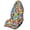 Psychedelic Frog, variant on XYZCANDO Hibiscus Terry Cloth Car Seat Covers Machine Washable Car Seat Towel Cover, Dog & Kid Auto Protector Fashion Seat Cover Towel Fit for Cars Trucks Sedans