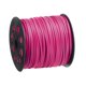 thumbnail image 1 of Cordón de cuero Unique Bargains 98,42 Yardas 2,6mm Plano Gamuza Tira para Monedero Bolso Zapato bricolaje Artesanía Pulseras fabricación Fucsia 1 rollo, 1 of 7