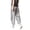 Grey, variant on KDFJPTH Women's Solid Lantern Pants Elastic Waist Casual Harem Trousers Black L/2