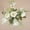 White, variant on Littleplum Artificial Rose Flowers Bouquet,Fake 5 Rose Bouquet Faux Artificial Flower Arrangements Decoration Table Wedding Flower Centerpieces,for Door Garden Party Wall Decor,5 Pack,Rose Gold