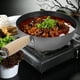 thumbnail image 3 of Sartén de acero inoxidable con diseño de panal para revolver y cocinar, 3 of 7