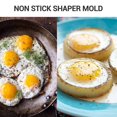 thumbnail image 3 of Pack Of 6 Fried Egg Mould Stainless Steel Egg Ring Pancake Mould, 3 of 5