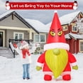 thumbnail image 4 of Gnomos inflables navideños GOOSH de 1,8 m con LED para decoración exterior, 4 of 6