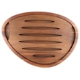 thumbnail image 3 of x Tom Papa Breaking Bread Cutting Board, 2-Piece Style Wood Bread Board with Nesting Crumb Tray, -Century Modern Serving Board for Slicing & Entertaining, 11.7” x 16”, 3 of 7