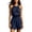 Navy, variant on Womens Summer Casual Sleeveless Shorts Romper Halter Neck Lightweight Loose Fit Overalls One Piece Jumpsuit Beach Vacation Mountain Climbing Outfits