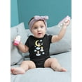 thumbnail image 2 of Kids On Clouds With Moon Bodysuit Infant -Image by Shutterstock,  24 Months, 2 of 4