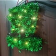 thumbnail image 3 of LED St. Patrick's Day Wreath, Light Up Hat Door Decor, Battery Operated Irish Party Decoration Indoor Outdoor(Green), 3 of 6