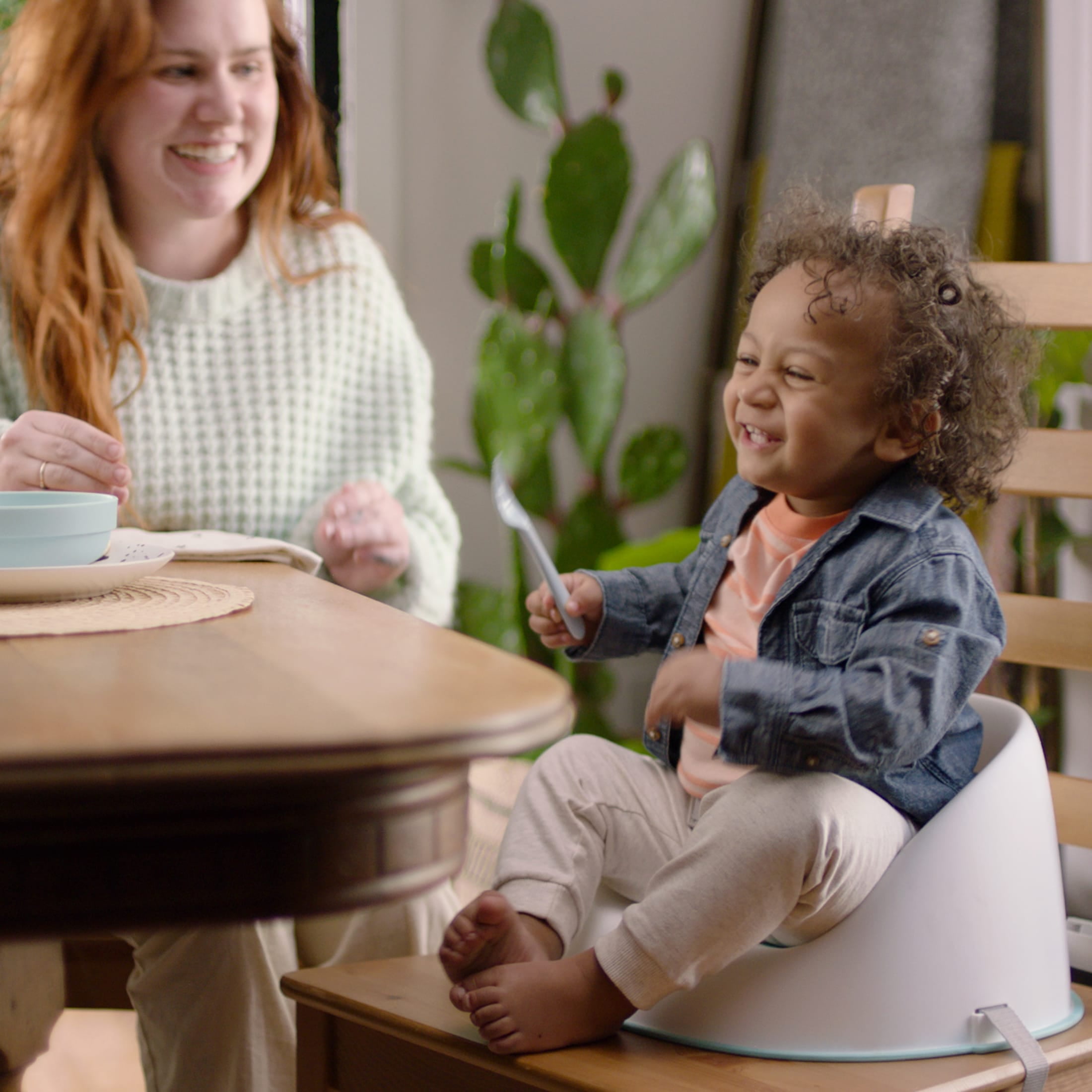 Ingenuity Simplicity Seat Easy-Clean Baby Booster Seat Feeding Chair- Teal