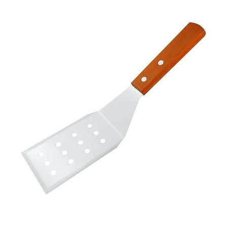 

UYUH Wooden Handle Stainless Steel Cooking Spatula Steak Frying Spatula Leakage Spatula Pizza Spatula 904 Three Sided Li Spatula Cooking Spatula for Home Kitchen Cooking & Baking Tools & Supplies