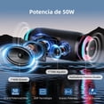 thumbnail image 3 of Altavoz Bluetooth ZEALOT S76 50W con luz LED inalámbrica, 3 of 8
