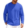 thumbnail image 3 of ZUBKTE Long Sleeve Shirts for Men - Quick Dry Moisture Wicking UV Sun Protection T-Shirts for Fishing Workout Athletic Gym S-3XL, 3 of 6
