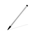 thumbnail image 2 of Inteprter Bolígrafo capacitivo de aleación de aluminio resistente punta dura lápiz Stylus Pen a prueba de óxido antideslizante bolígrafos de pantalla Teléfono y Comunicación Plata, 2 of 6
