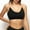 Black, variant on Backless Bra Whit Clear Straps Seamless No Underwire Bralette Thin Bras for Women