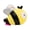 Yellow, variant on Squeaky Spike Ball Dog Toy Elastic Beetle Shape Interactive Pet Chew Toy for Teeth Grinding and Boredom Relief Durable Spiky Rubber Texture Play Ball for Small Medium Dogs - Yellow