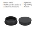 thumbnail image 2 of Uxcell Silicone Snap in Locking Hole Plugs For Kitchen Bulkheads Waterproof Sealing Plugs Black 60.6mm 2, 2 of 7