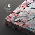thumbnail image 4 of wall26 - 3 Panel Canvas Wall Art - Ink Painting Style Pink Cherry Blossom on The Branch - Giclee Print Gallery Wrap Modern Home Art Ready to Hang - 24"x36" x 3 Panels, 4 of 5