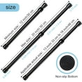 thumbnail image 3 of FZCHUN-Spring Tension Rod, Small Tension Rod, 5/8" Diameter No Drilling Expandable Short Tension Rods Spring Rods, Tension Rods for Closet, Cupboard, Hanging Clothes, Black, 3 Pack (12-20 inch), 3 of 4