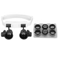 thumbnail image 1 of Head Mounted Magnifier with LED Light 4 Interchangeable Lens 10X 15X 20X 25X Watch Repair Magnifier for Jewelry Appraisal, 1 of 5