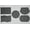 Blue, variant on Buffalo Check Plaid Placemats by Penny's Needful Things (Rectangle - Set of 4) (White)