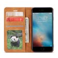 thumbnail image 2 of iPhone 7 / 8 / SE 2020 / SE 2022 Wallet Case Luxury PU Leather Case, Book Folding Flip Retro Case with Kickstand, [RFID Blocking] Credit Card Slot Magnetic Closure Protective Cover, Brown, 2 of 8