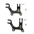 thumbnail image 4 of Greeniant Paquete de 2 bicicletas, soporte de freno, adaptador, convertidor de disco, estante de acero al carbono, soporte de montaje para exteriores, Ciclismo 32 mm Greeniant OD026041-02, 4 of 6
