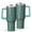 Greenish-blue-1, variant on Camouflage 40oz Tumbler– Stainless Steel Insulated Tumbler with Handle and Straw, Large Capacity Travel Cup for Hot & Cold Drinks