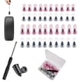 thumbnail image 1 of Kit de clavos de goma para reparación de neumáticos, 40 unidades, con destornillador, para coche, 1 of 7