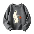 thumbnail image 2 of Gyexs Halloween Shirts for Girls Fall Winter Clothes, Funny Cool Printed, Themed Party Activewear, 2 of 4