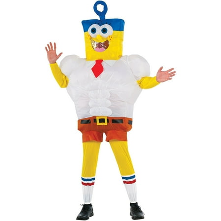 Spongebob Squarepants Movie Adult Inflatable Spongebob Costume