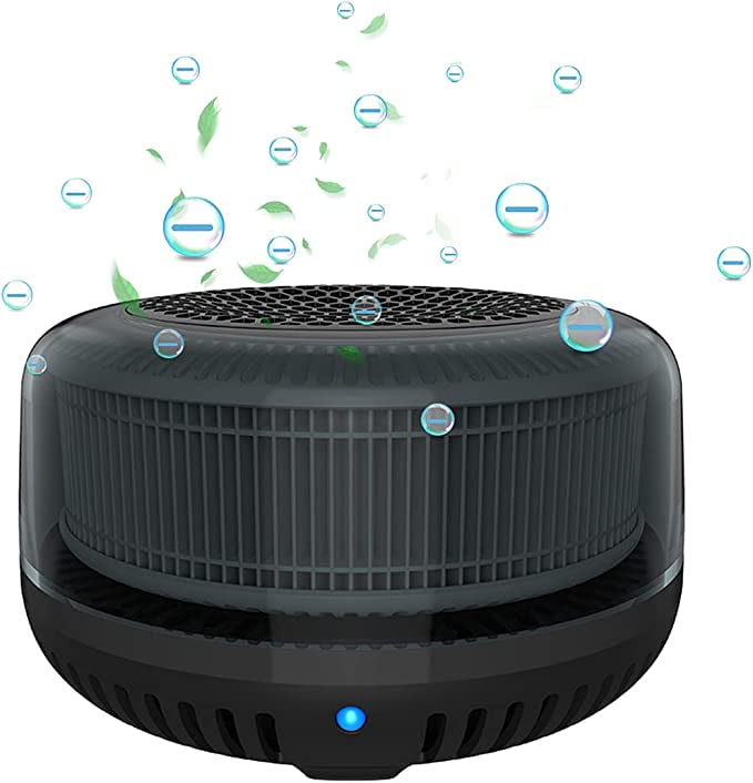 Car Air Purifier, Air Purifier for Car with H13 HEPA True Activated Carbon Filter for Smoke,Portable Mini Negative Ionizer for Traveller