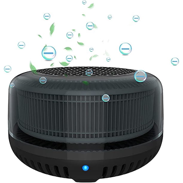 Purificador de aire para automóvil, purificador de aire para automóvil con filtro de carbón activado HEPA H13 para humo, mini ionizador negativo portátil para viajeros JAMW Sencillez