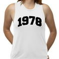 thumbnail image 2 of 1978 College Style Women's Muscle Tank X-Small White, 2 of 5